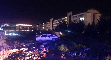 İhsaniye'de otomobil takla attı: 5 Yaralı