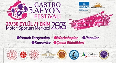 Afyonkarahisar'da 5. Gastronomi Festivali başlıyor