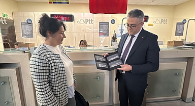 PTT Afyon'da 185. Müşteriye Ödül